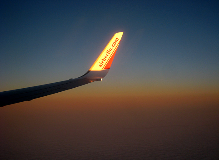 Über den Wolken mit Air Berlin